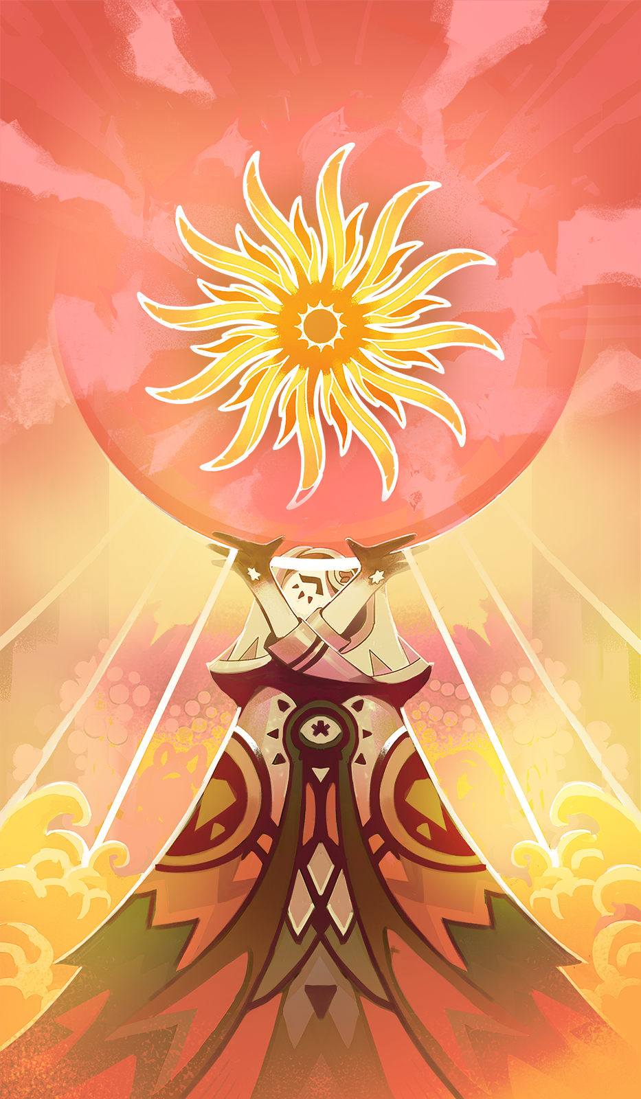 Sun God Nokturna Card Moonlight Peaks