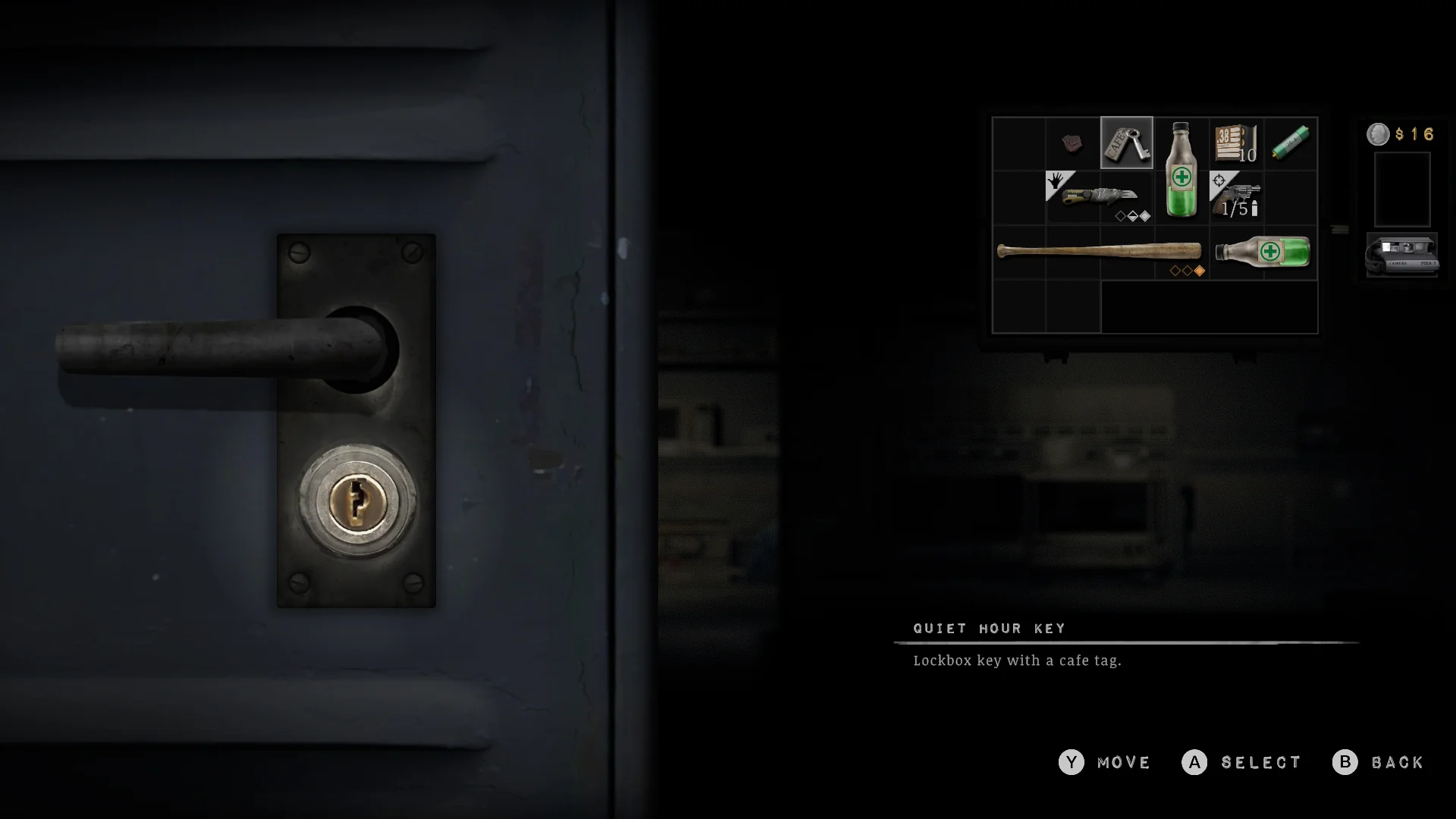 Using the Quiet Hour Key at the back of the cafe