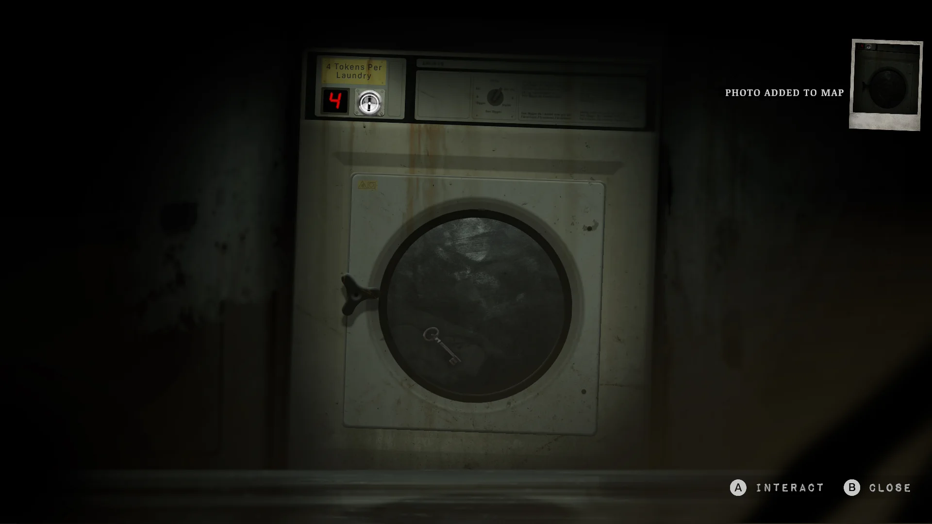 The washing machine needs 4 tokens