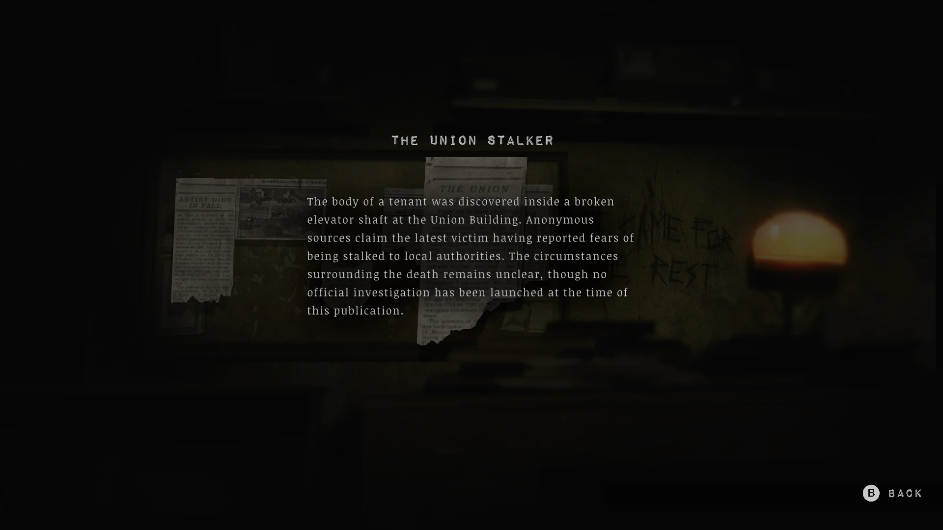 Cutout: The Union Stalker