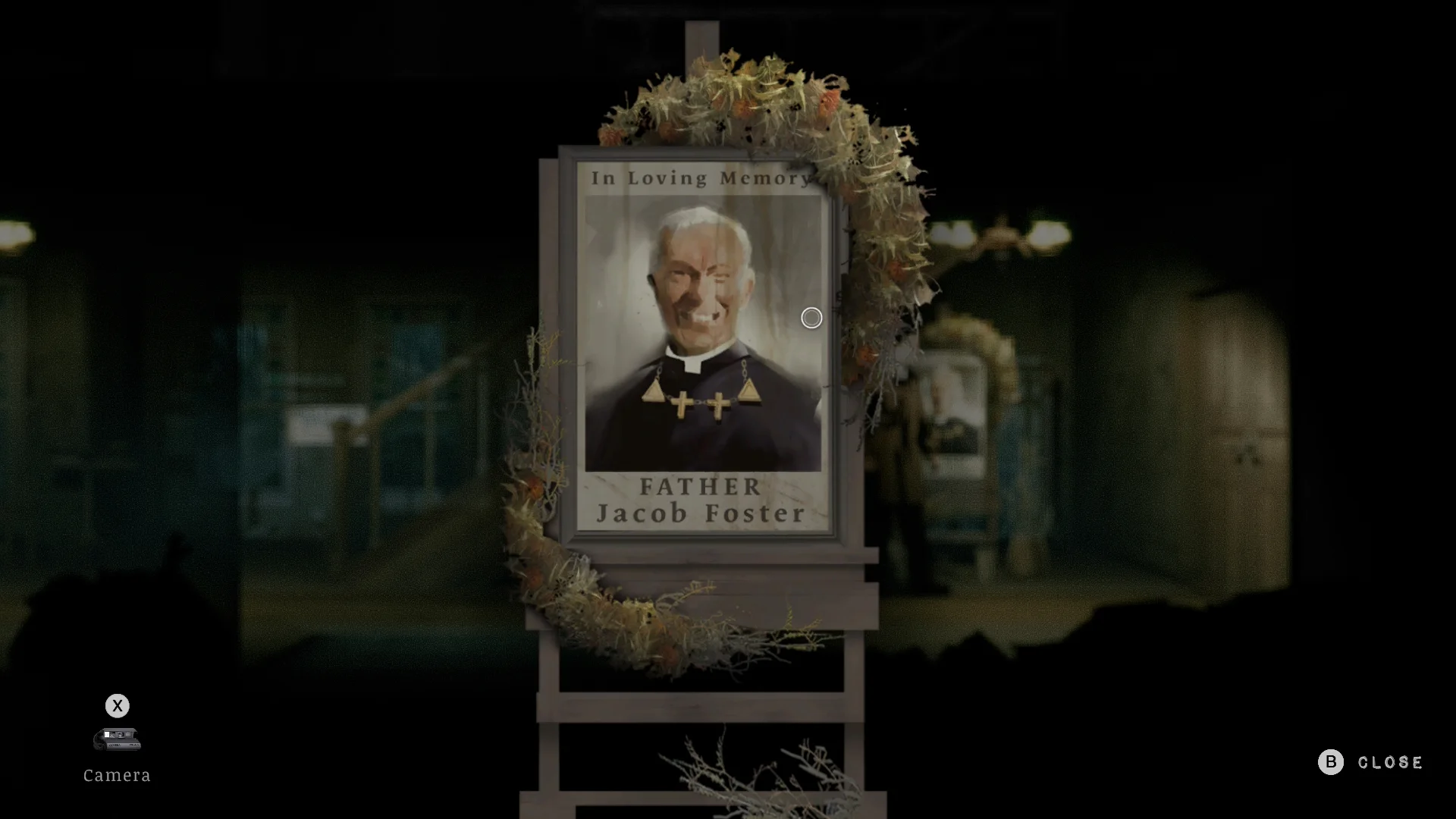 The memorial for Father Jacob Foster