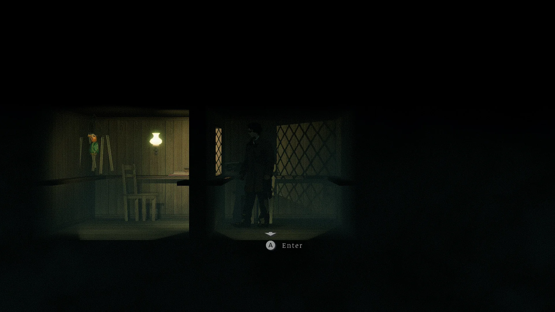 The bird figurine in the confessional