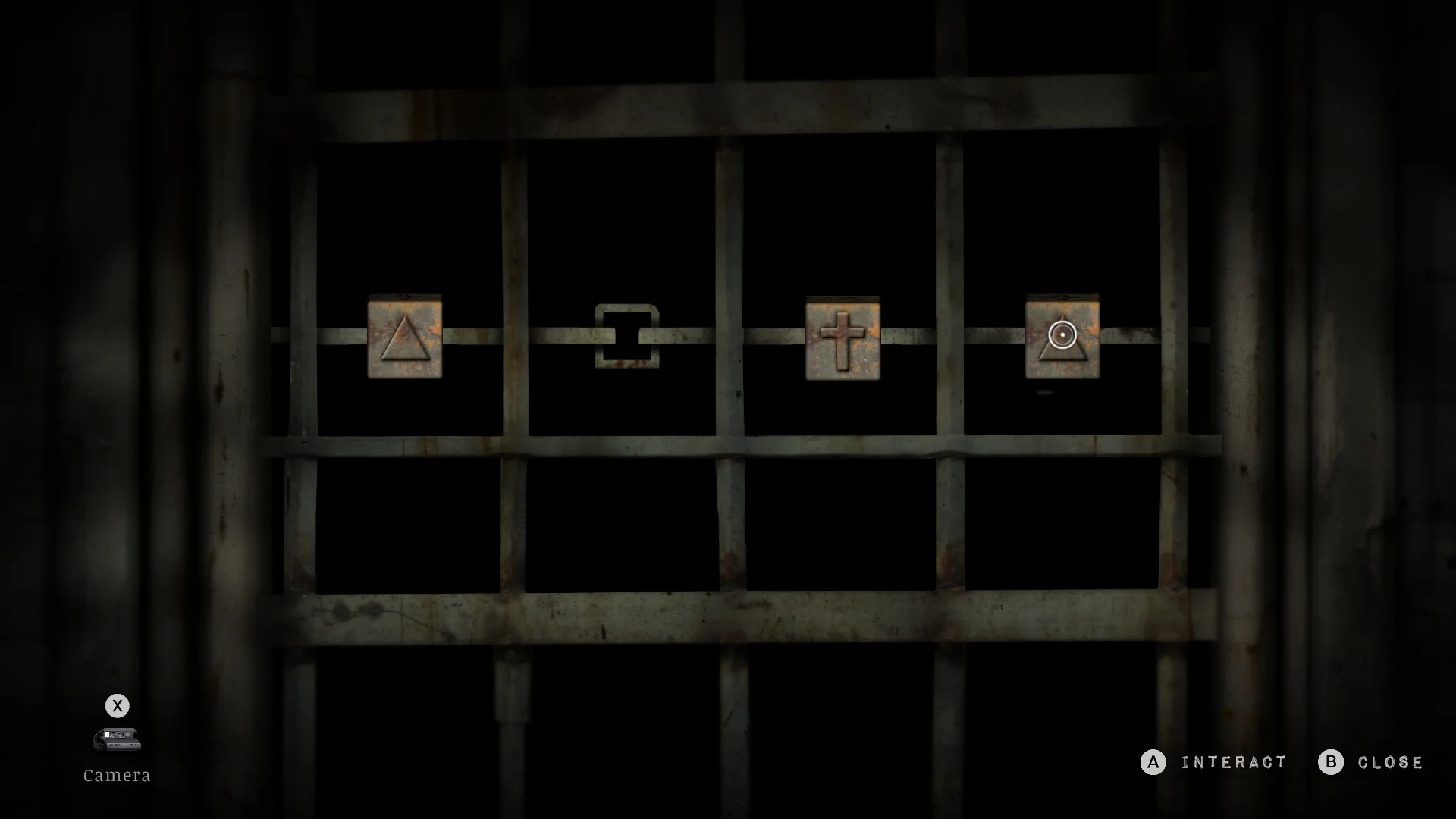 The cube gate with three cubes placed