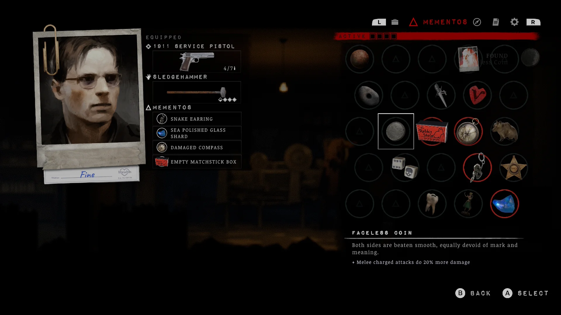 Faceless Coin memento