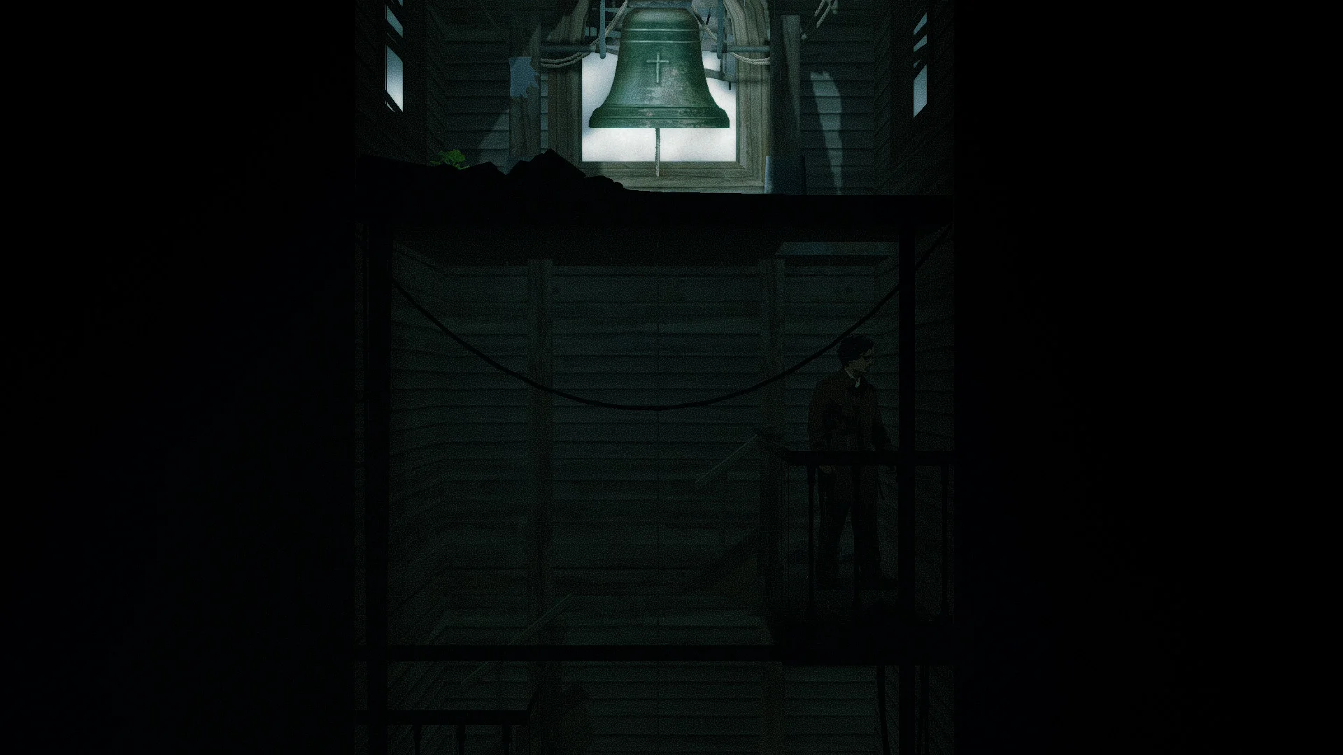 Climbing the bell tower