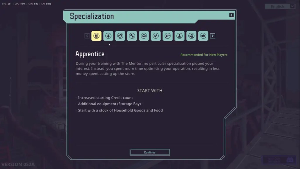 Best specialization
