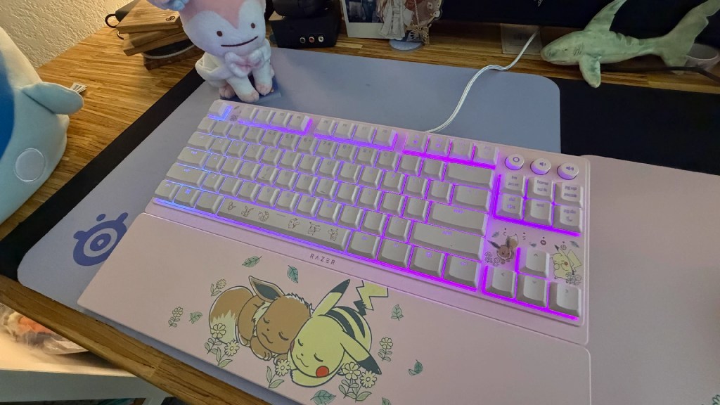 Pikachu Eevee keyboard Razer