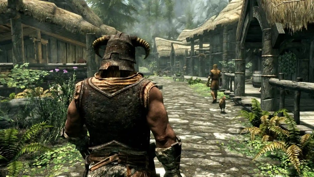 Skyrim Guy Walking Screenshot