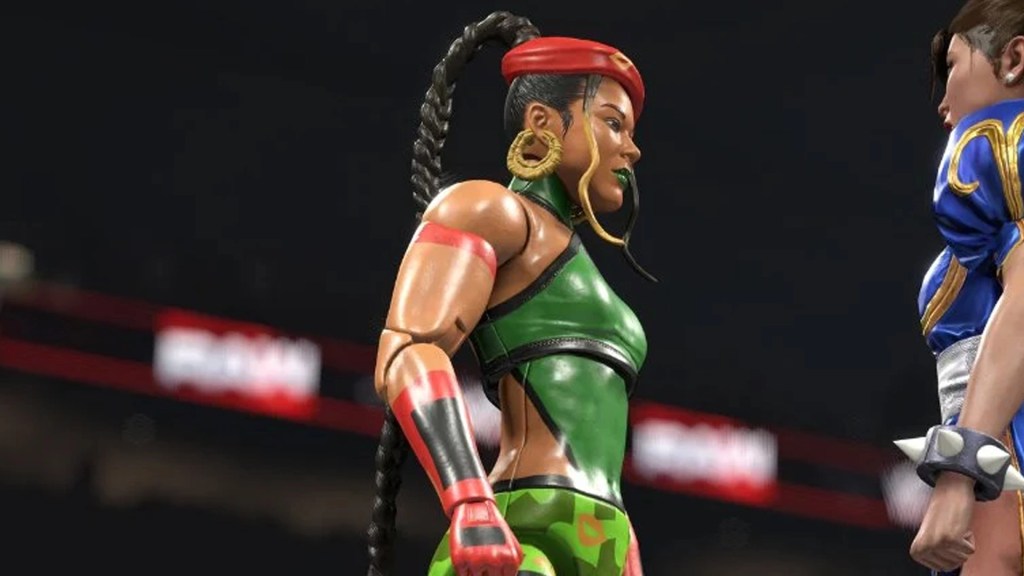 WWE 2K26 Street Fighter Bianca Belair Cammy