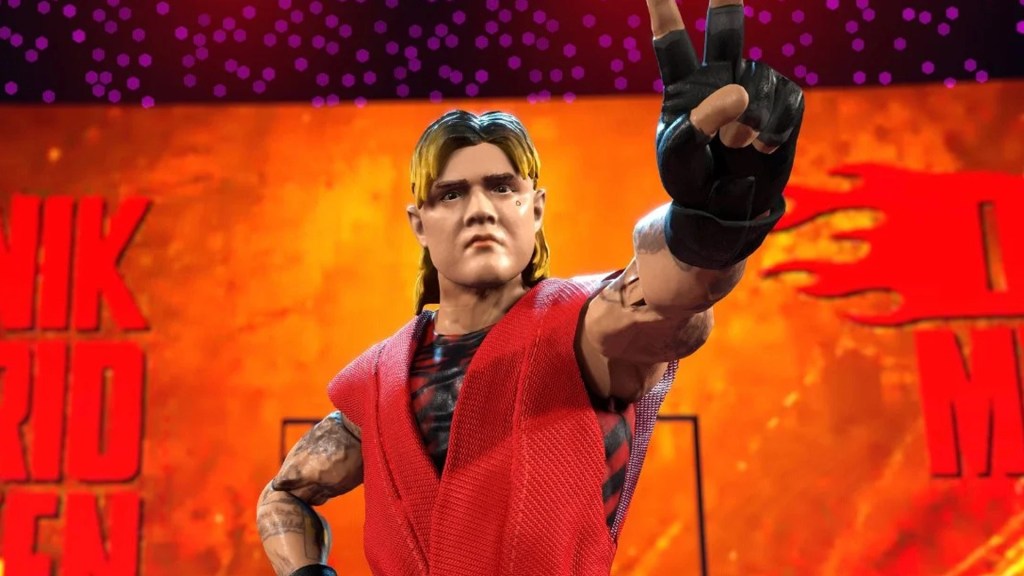 WWE 2K26 Street Fighter Dominik Mysterio Ken