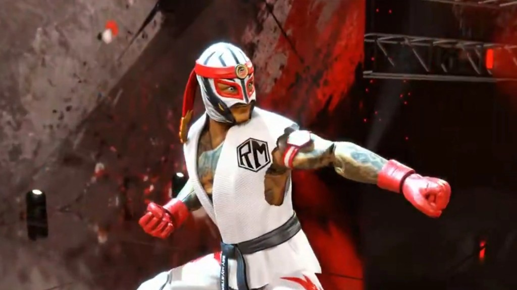 WWE 2K26 Street Fighter Rey Mysterio Ryu Entrance